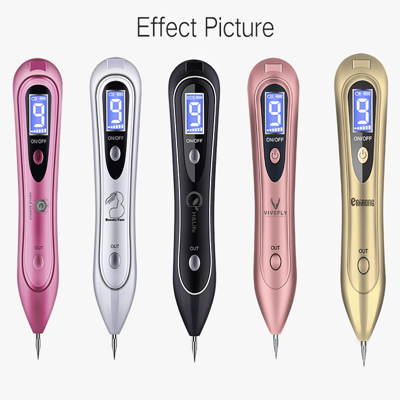 Face Spot Pen Gold Color Plasma Pen Plasma Skin Machine Plasma Freckle Mole Removal Pen